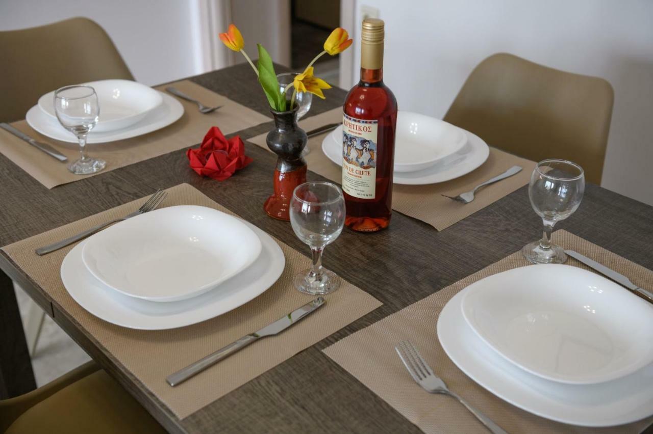 Coral Sea Apartment Kokkinos Pirgos Ngoại thất bức ảnh